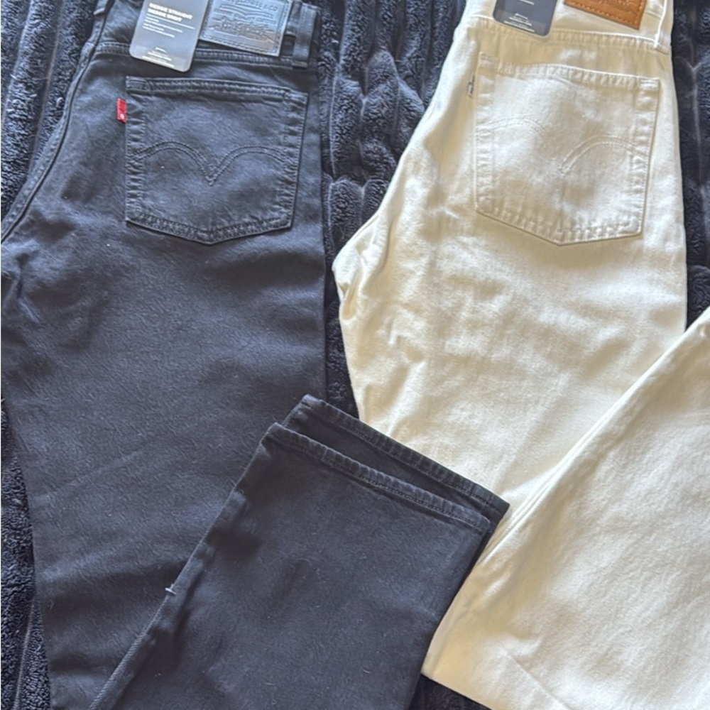 Black and Cream Jeans Set